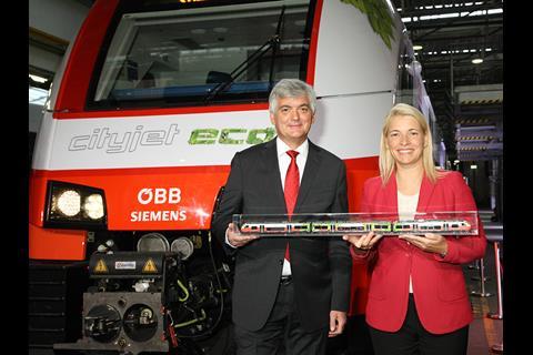The Desiro ML Cityjet Eco has been produced using a series-built version of the Desiro ML EMUs which Siemens is supplying to ÖBB.
